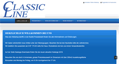 Desktop Screenshot of classic-line.ch